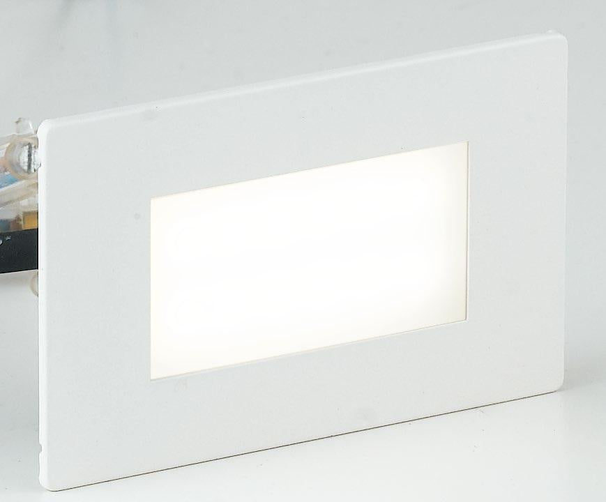 Segnapassi incasso in cassetta di derivazione 503 non inclusa led luce natura 4000°k 3W 200LM con SENSORE DI MOVIMENTO finitura bianco e nickel BOLT Segnapassi incasso in cassetta di derivazione 503 non inclusa led luce natura 4000°k 3W 200LM con SENSORE DI MOVIMENTO finitura bianco e nickel BOLT